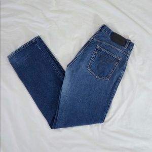 Vintage Calvin Klein Jeans Dark Wash Straight Fit Denim: Size 34